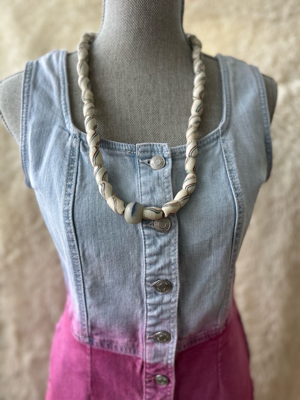 Jordache Vintage Ombré Sleeveless Denim Dress